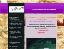 Tablet Screenshot of isa-vision.com